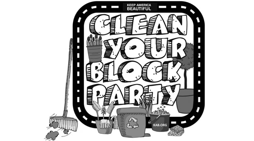 Cleanup Materials with text that says Clean Your Block Party | Keep Florida Beautiful Blog